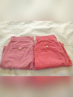 Vineyard Vines Coral and Light Pink Chino Shor Men's Size 32 (2 Pieces)